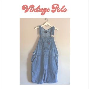 POLO👖super cool 70’s-80’’s?? Ralph Lauren bibs Lg